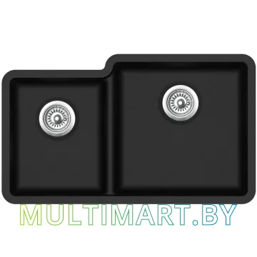 Кухонная мойка Aquasanita Arca SQA230RW (black metallic 601)